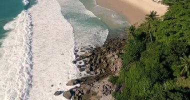 Tropik ada Beach havadan görünümü