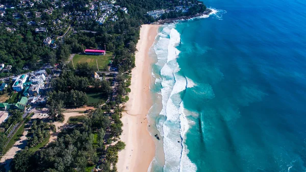 Fotografia aérea da ilha tropical — Fotografia de Stock
