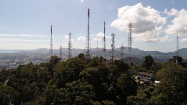 Phuket, Tayland için maymun Hill üst havadan görünümü