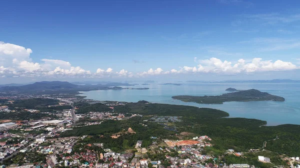 Vista Aérea Desde Monkey Hill Phuket Tailandia — Foto de Stock