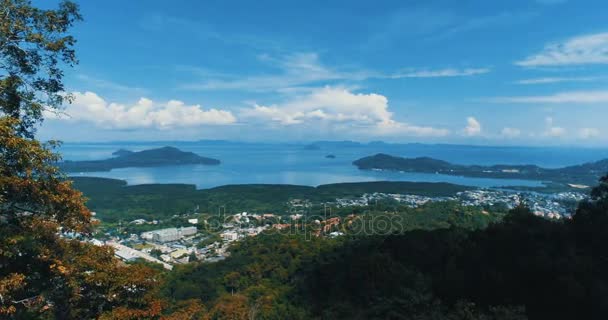 Nézd Meg Légi Drone Majom Hill Phuket Thaiföld — Stock videók