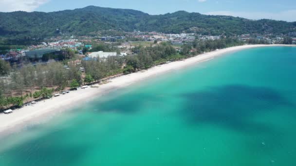 Kamala Beach Phuket Agua Vacía Turquesa — Vídeos de Stock