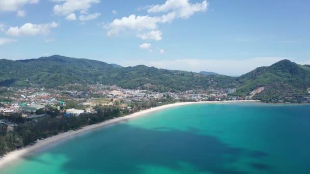 Kamala Beach Phuket Eau Turquoise Vide — Video