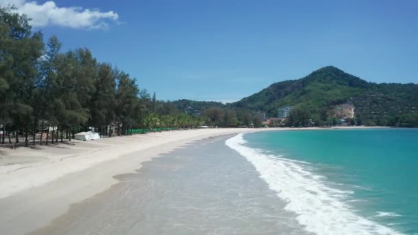 Paradise Beach Mit Türkisfarbenem Wasser — Stockvideo