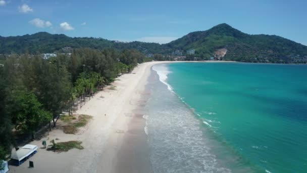 Paradise Beach Mit Türkisfarbenem Wasser — Stockvideo