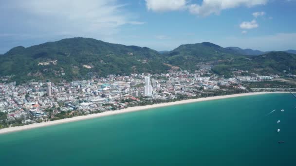 Idealny Dzień Patong Beach Phuket Tajlandia — Wideo stockowe