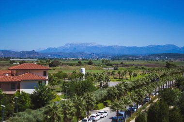 Dağların güzel manzarası