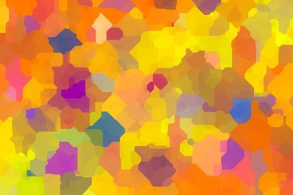 Multicolored Puzzle Mosaic pattern as abstract polygonal backgro — Stock Photo, Image