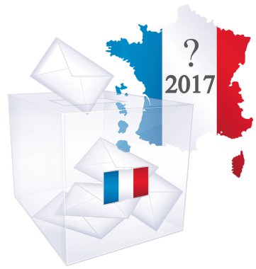 Elections France. Scrutin icone 2017 II. clipart