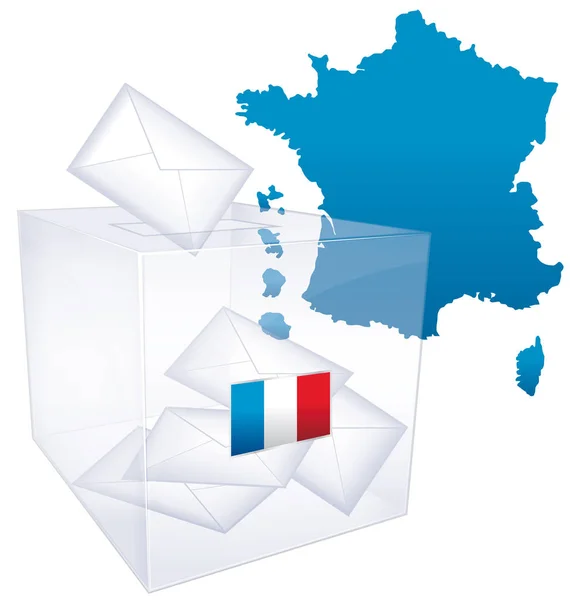 フランス選挙。スクリチンII. — ストックベクタ