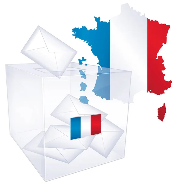 Verkiezingen Frankrijk. Scrutin icone. — Stockvector