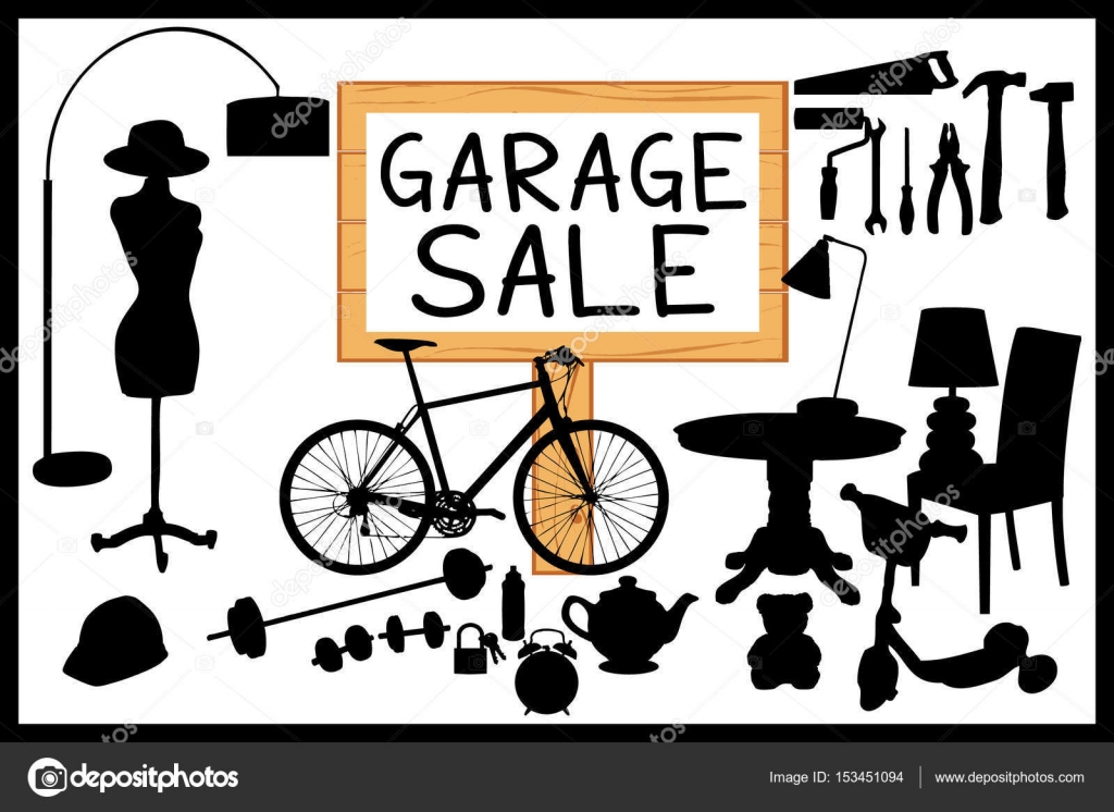 Stock Illustration - Items for sale