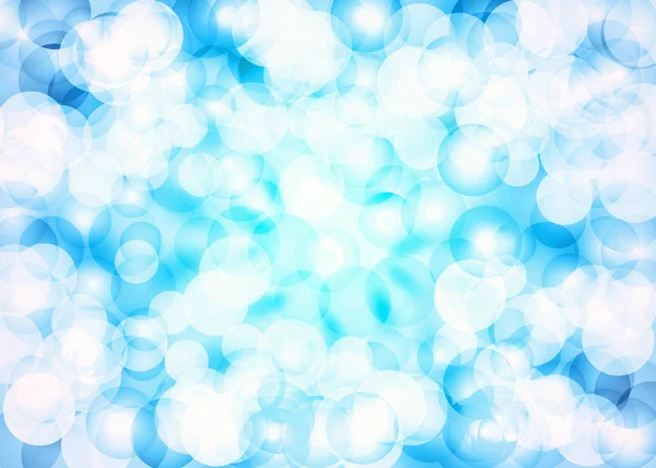 Mooie Glinsterende Lichtblauw Lens Feestelijke Achtergrond — Stockfoto