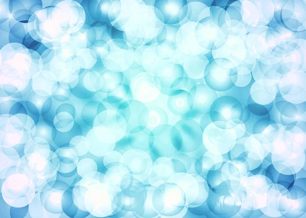 Beautiful Glittering Blue Grey Turquoise Lens Festive Background — Stock Photo, Image