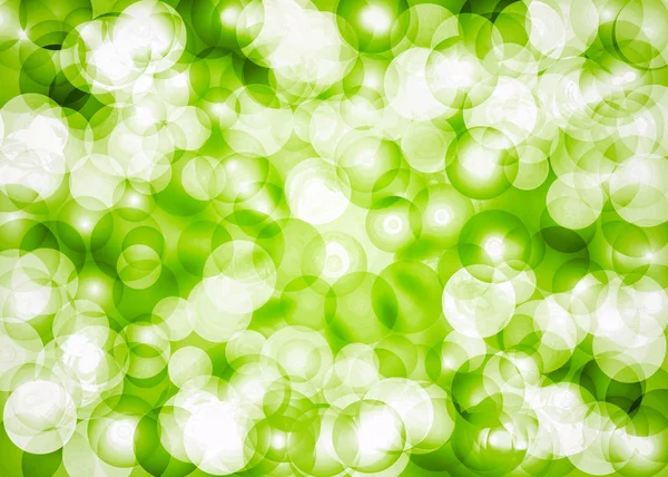 美丽的闪闪发光的自然绿色镜头节日背景 — 图库照片