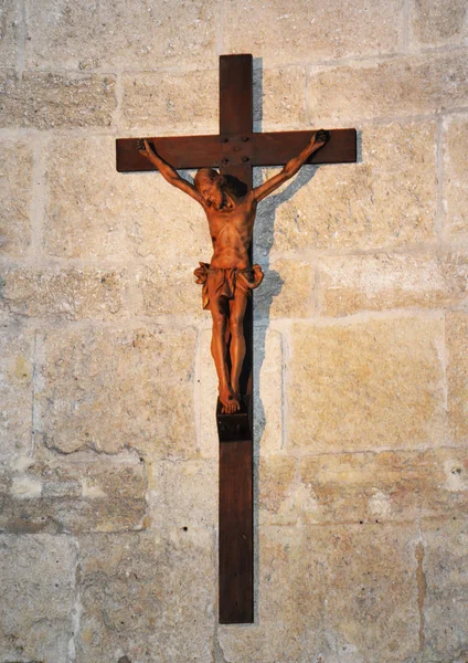 Jesus Cristo Crucificado Símbolo Catolicismo — Fotografia de Stock