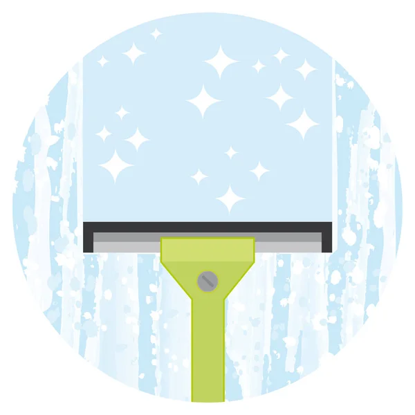 Cleaning Windows Service Vector Icon — Stock Vector