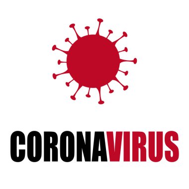 COVID-19 Coronavirus hücresi. Tehlike bulaşan bakteri hücreleri. Görüntü.