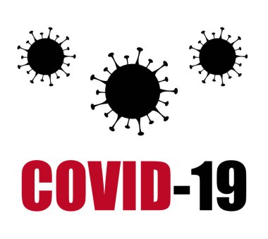 COVID-19 Coronavirus hücresi. Tehlike bulaşan bakteri hücreleri. Görüntü.