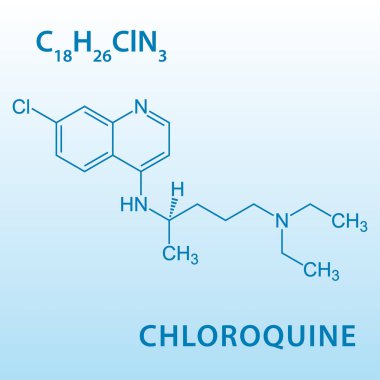 Klorokin sıtmayı önlemek ve tedavi etmek için kullanılan bir ilaçtır. Aynı zamanda korona virüsü salgınına karşı bir ilaç olarak test edilir. kimyasal yapı.