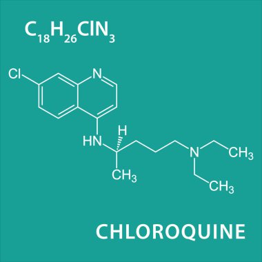 Klorokin sıtmayı önlemek ve tedavi etmek için kullanılan bir ilaçtır. Aynı zamanda korona virüsü salgınına karşı bir ilaç olarak test edilir. kimyasal yapı.