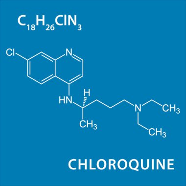 Klorokin sıtmayı önlemek ve tedavi etmek için kullanılan bir ilaçtır. Aynı zamanda korona virüsü salgınına karşı bir ilaç olarak test edilir. kimyasal yapı.