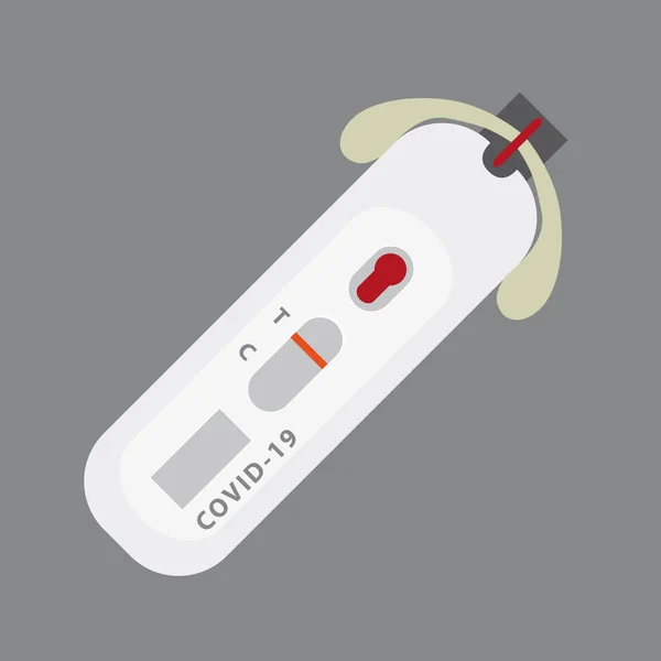 Covid Coronavirus 2019 Ncov用血样图标进行表达测试 — 图库照片
