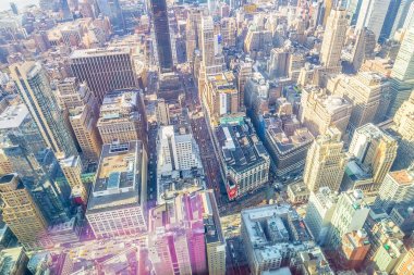 New York Şehri Manhattan ufuk çizgisi