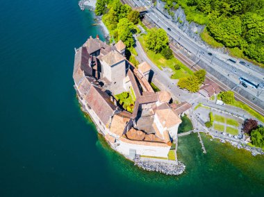 Bir Fribourg kantonu kalede Gruyeres