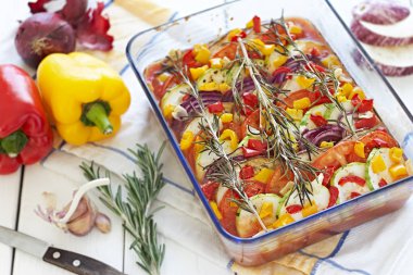 taze lezzetli salata