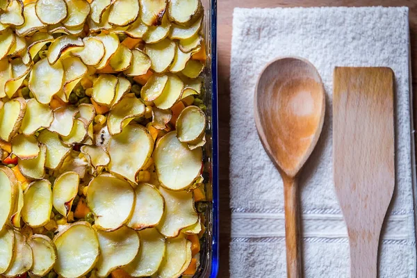 Batata assada deliciosa — Fotografia de Stock