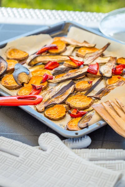 Verduras tostadas de color — Foto de Stock