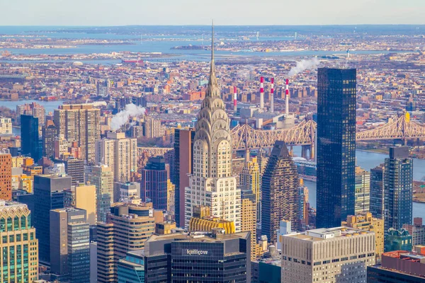 Ciudad de Nueva York skyline — Foto de Stock