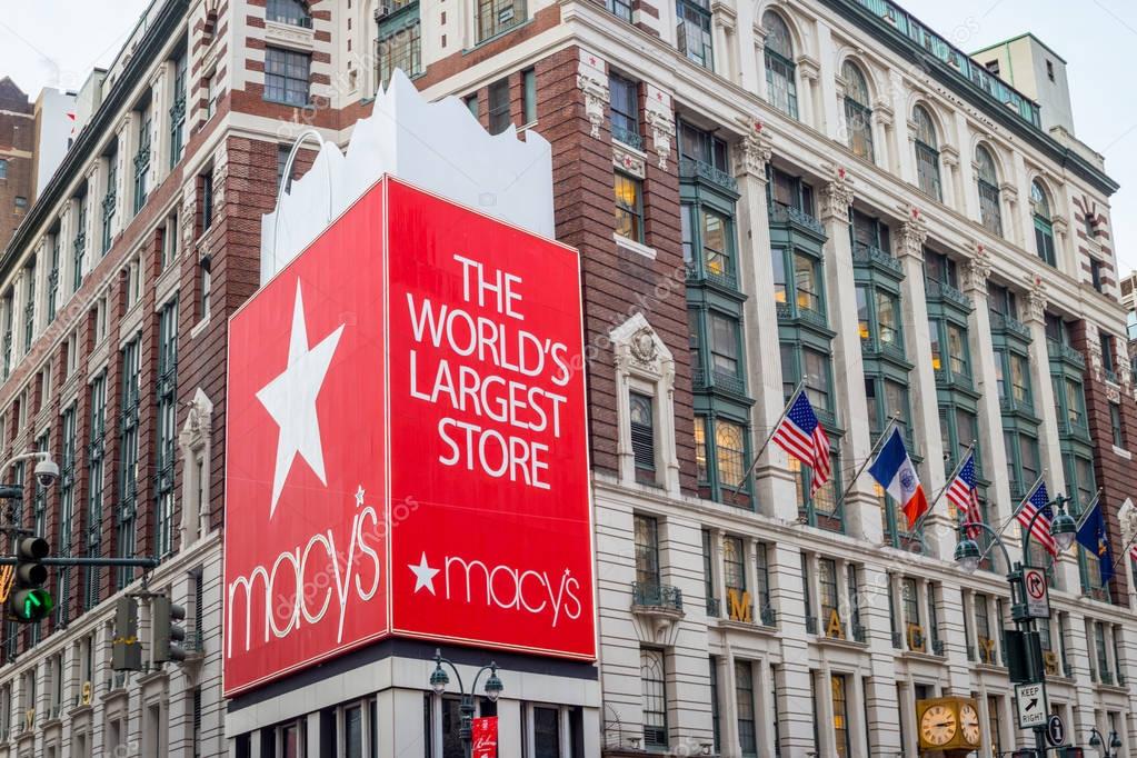 NEW YORK - 21 DECEMBER, 2016: The Worlds Largest Store MACYS in New York City