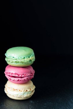 lezzetli renkli macaroons