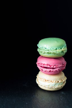 lezzetli renkli macaroons