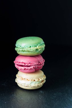 lezzetli renkli macaroons