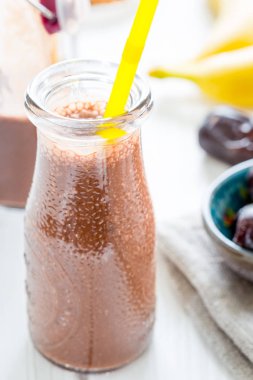 Çikolatalı muz smoothie