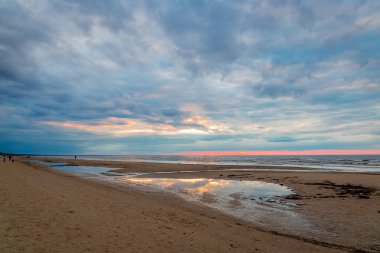 Deniz ve plaj güzel doğa arka plan