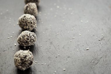 lezzetli şeker topları