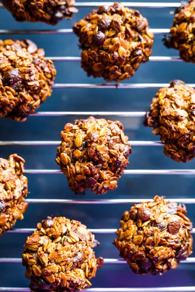 Biscoitos caseiros de aveia — Fotografia de Stock