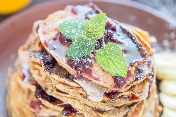 Sağlıklı yulaf krepleri