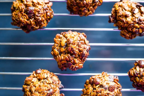 Biscoitos caseiros de aveia — Fotografia de Stock