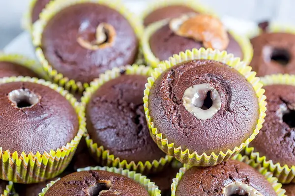 Paleo Gluten-free Chocolate Muffins — Stock Photo, Image