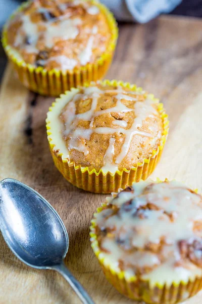 Muffins de baunilha saborosos — Fotografia de Stock