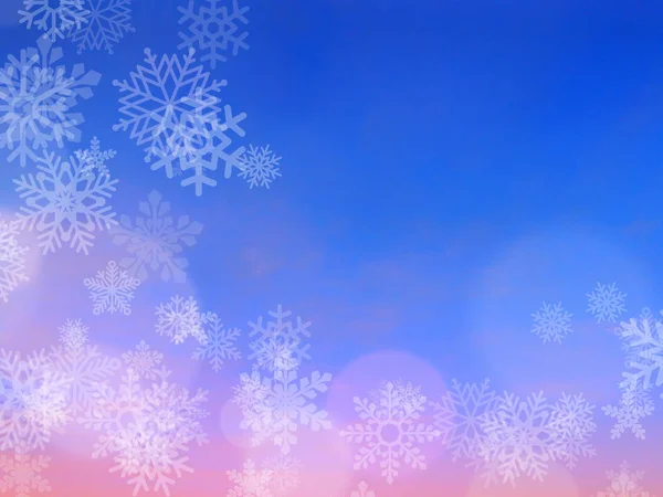 Wzór z białe płatki śniegu — Zdjęcie stockowe