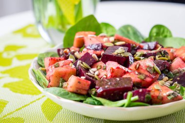 taze lezzetli salata