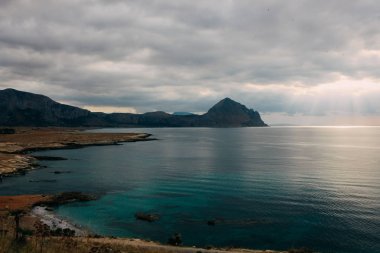 Palermo kıyı şeridi ve okyanus