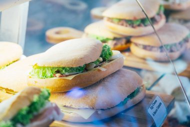 taze lezzetli sandviç