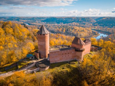 Bir Fribourg kantonu kalede Gruyeres